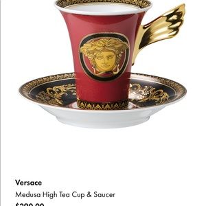 Versace Medusa tea set